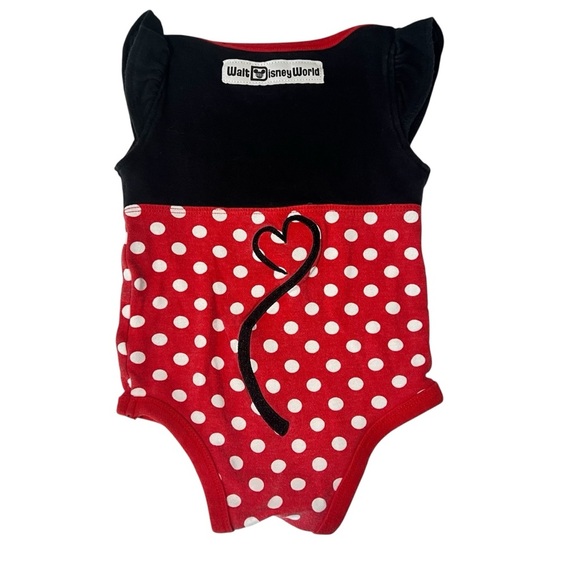 Disney Minnie Daisy Duck Bodysuit Costume Size 9-12 Months Baby Infant Girl - Picture 5 of 8